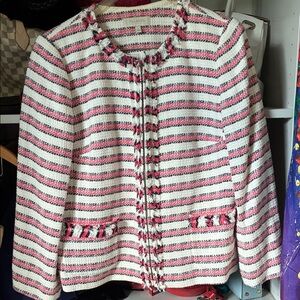 Talbots Multicolor Tweed Jacket